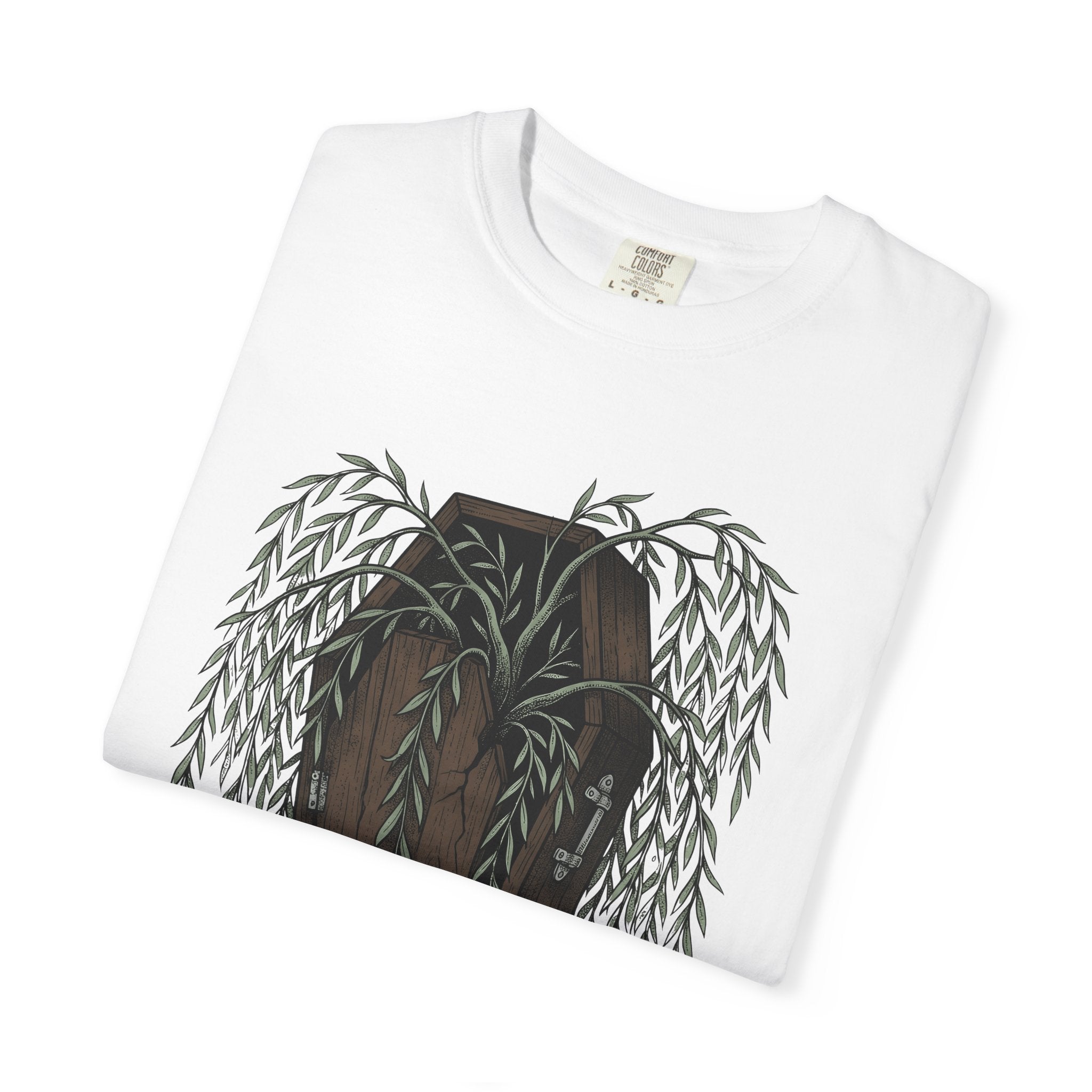 Coffin Succulent Shirt Cottagecore Dark Gift Women Floral Tee Echeveria T-Shirt Cottage Fan Botanical Tshirt Gothic Graphic Retro Hanging