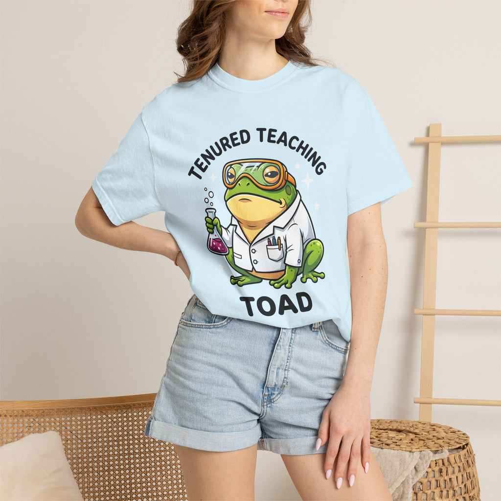 Frog Lab Tech Shirt Teacher Education Gift Women Graphic Tee Laboratory T-Shirt Educator Enthusiast Lab Tshirt Learning Graphic Hand Drawn
