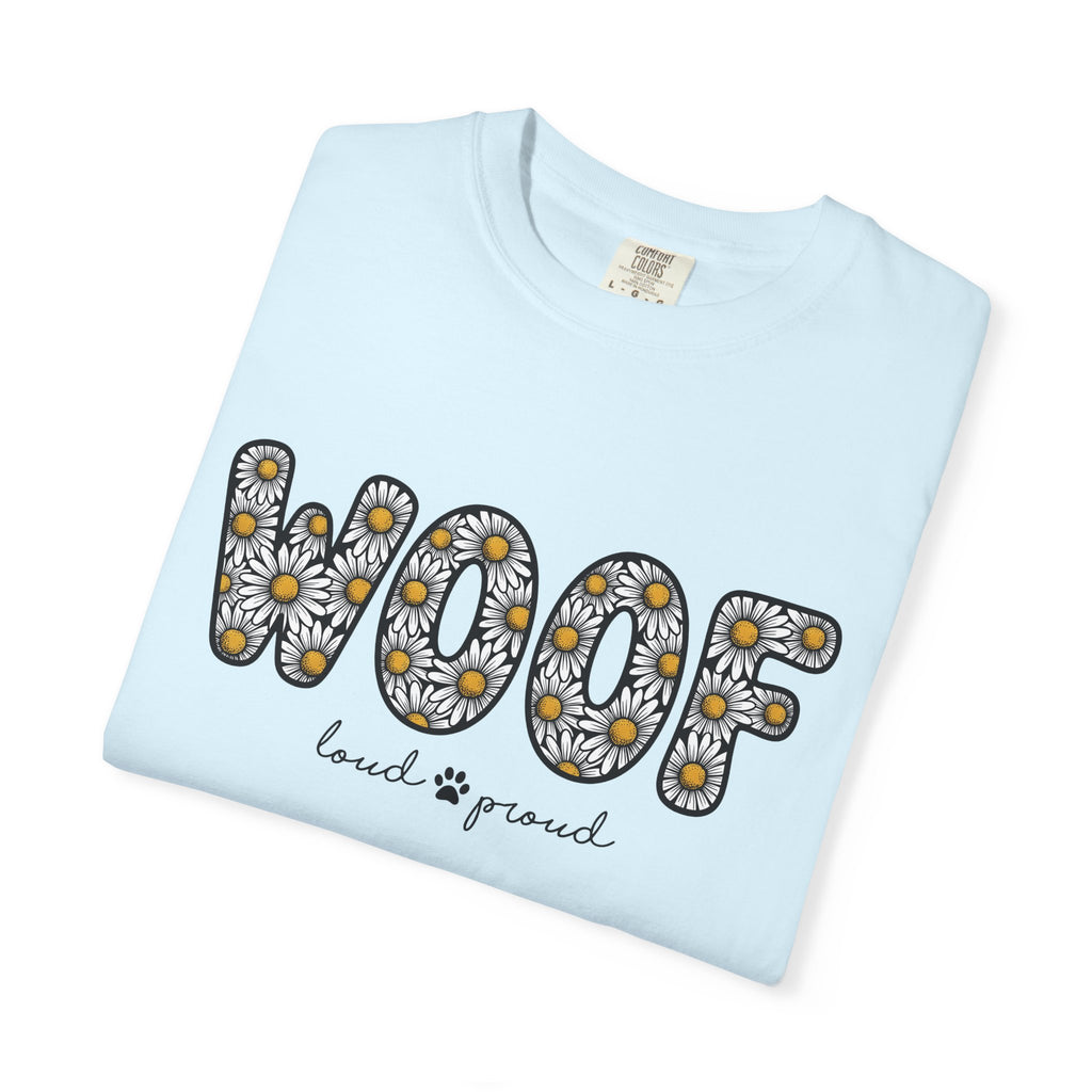 Daisy Bloom Text Shirt Dog Garden Gift Women Hippie Tee Flower T-Shirt Dog Fan Boho Tshirt Yard Graphic Vintage Animal Track Tshirt