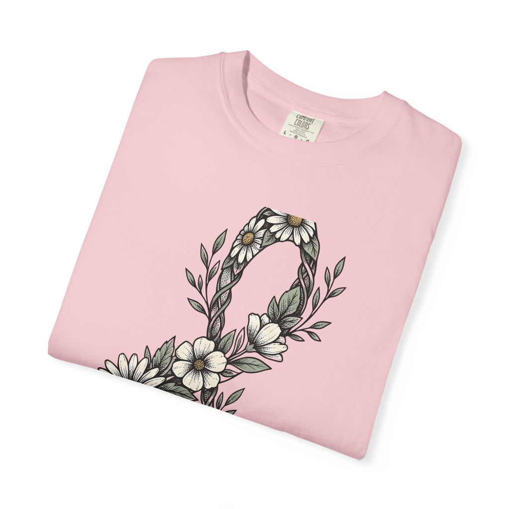 Blossom Treble Clef Shirt Mom Songs Gift Women Garden Tee Treble Clef T-Shirt Mother Fan Musical Tshirt Melody Graphic Line Art Daisy Flower