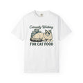 Ragdoll Pussycat Shirt Cat Companion Gift Women Distressed Tee Cat T-Shirt Cat Fan Vintage Tshirt Friend Graphic Line Art Kitty Food Cans