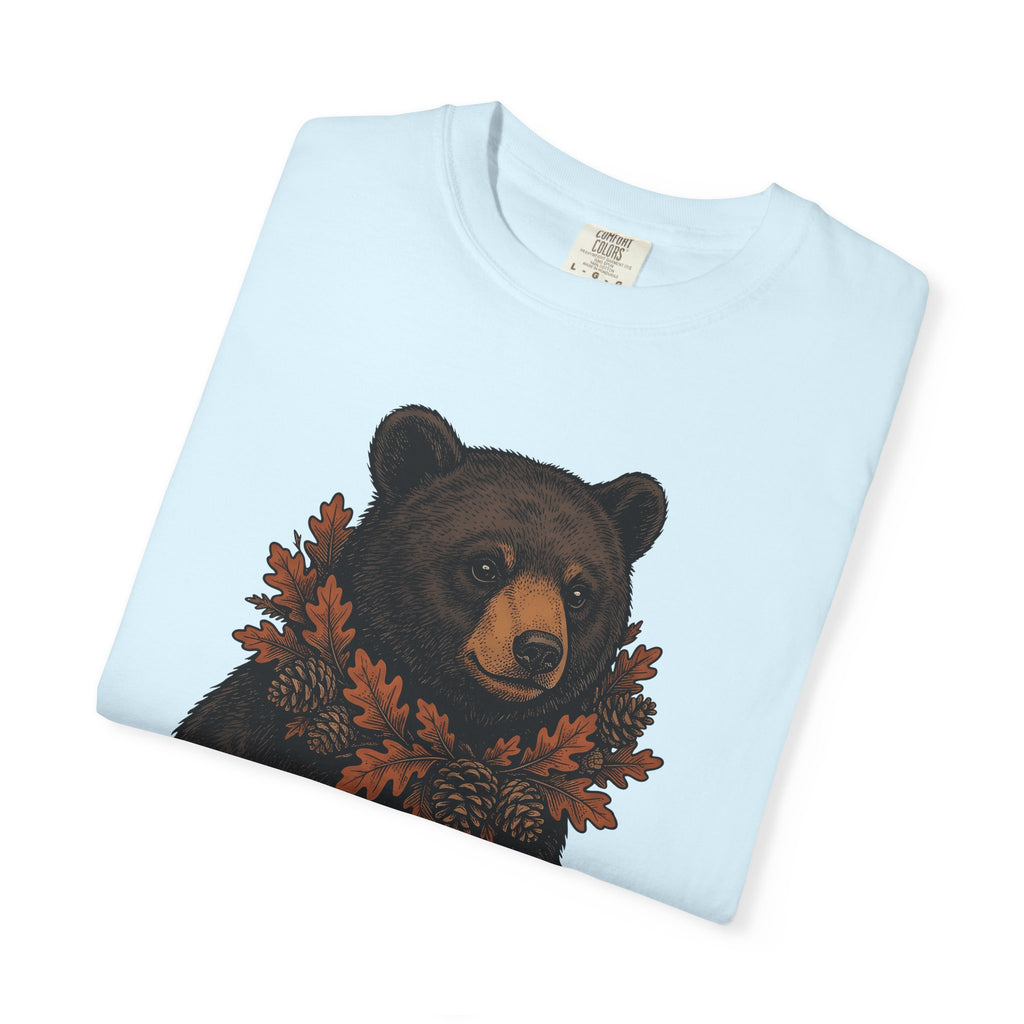 Baby Bear Shirt Animals Forest Gift Women Sketch Tee Cub T-Shirt Wildlife Fan Bear Drawing Woods Graphic Classic Cone Tshirt