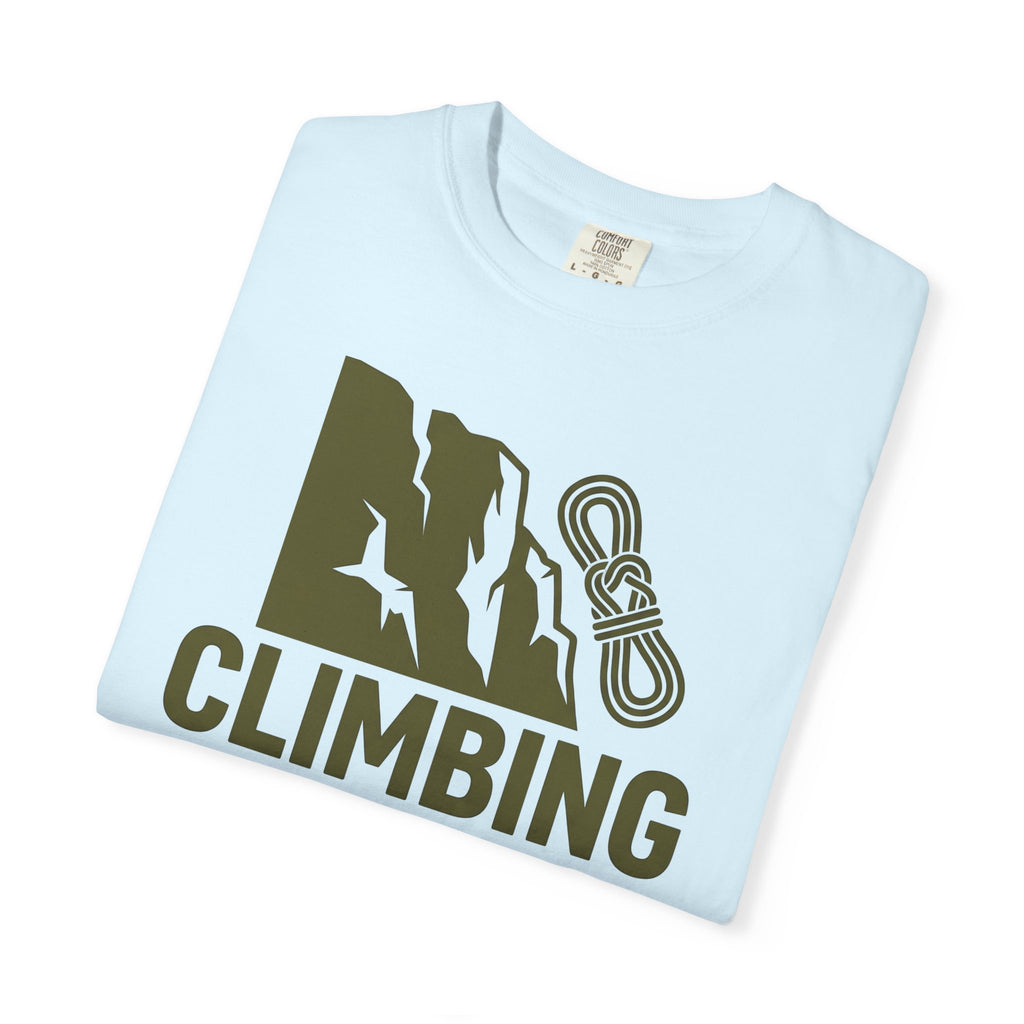 Mountain Rope Print Shirt Climbing Trek Gift Women Contemporary Tee Rope Print T-Shirt Climber Enthusiast Modern Tshirt Hiking Graphic Sleek