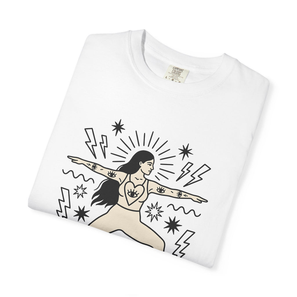 Meditation Pose Shirt Yoga Health Gift Women Modern Design Tee Zen T-Shirt Yoga Enthusiast Minimalist Tshirt Wellness Graphic Simple