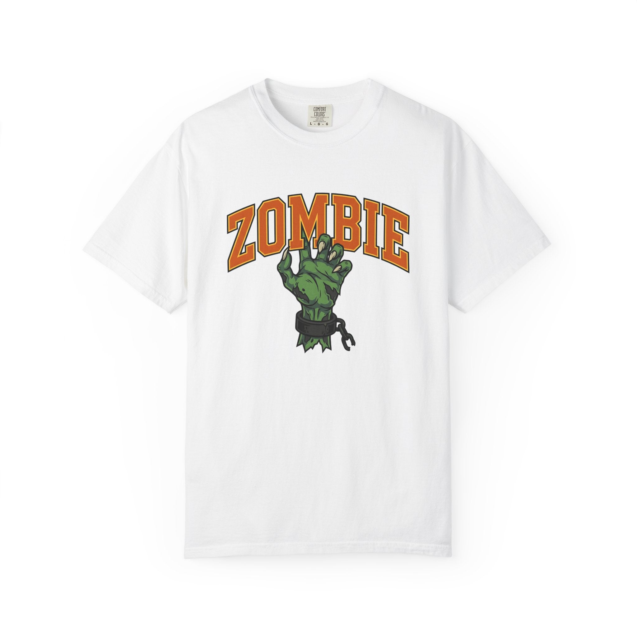 Undead Hand Shirt Halloween Thriller Gift Women Comic Tee Zombie Hand T-Shirt Horror Fan Cartoon Tshirt Suspense Graphic Thriller Graphic