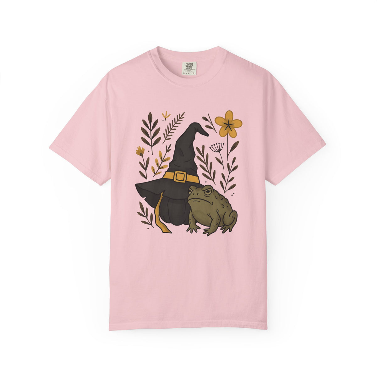 Toad Witch Hat Shirt Halloween Witch Unisex Gift Bohemian Tee Witch Hat T-Shirt