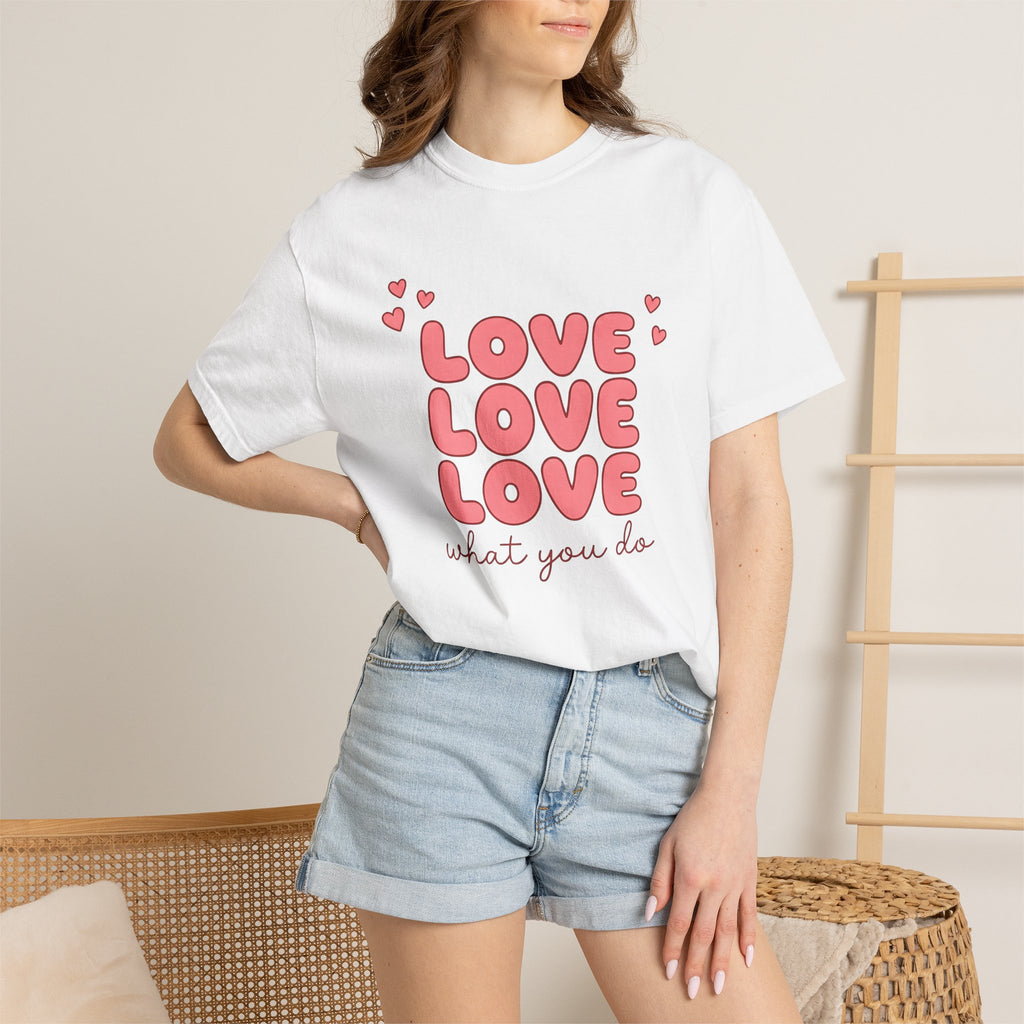Pink Hearts Shirt Nurse Thanks Gift Women Whimsical Tee Heart T-Shirt Teacher Enthusiast Valentine Tshirt Appreciation Graphic Classic Piled