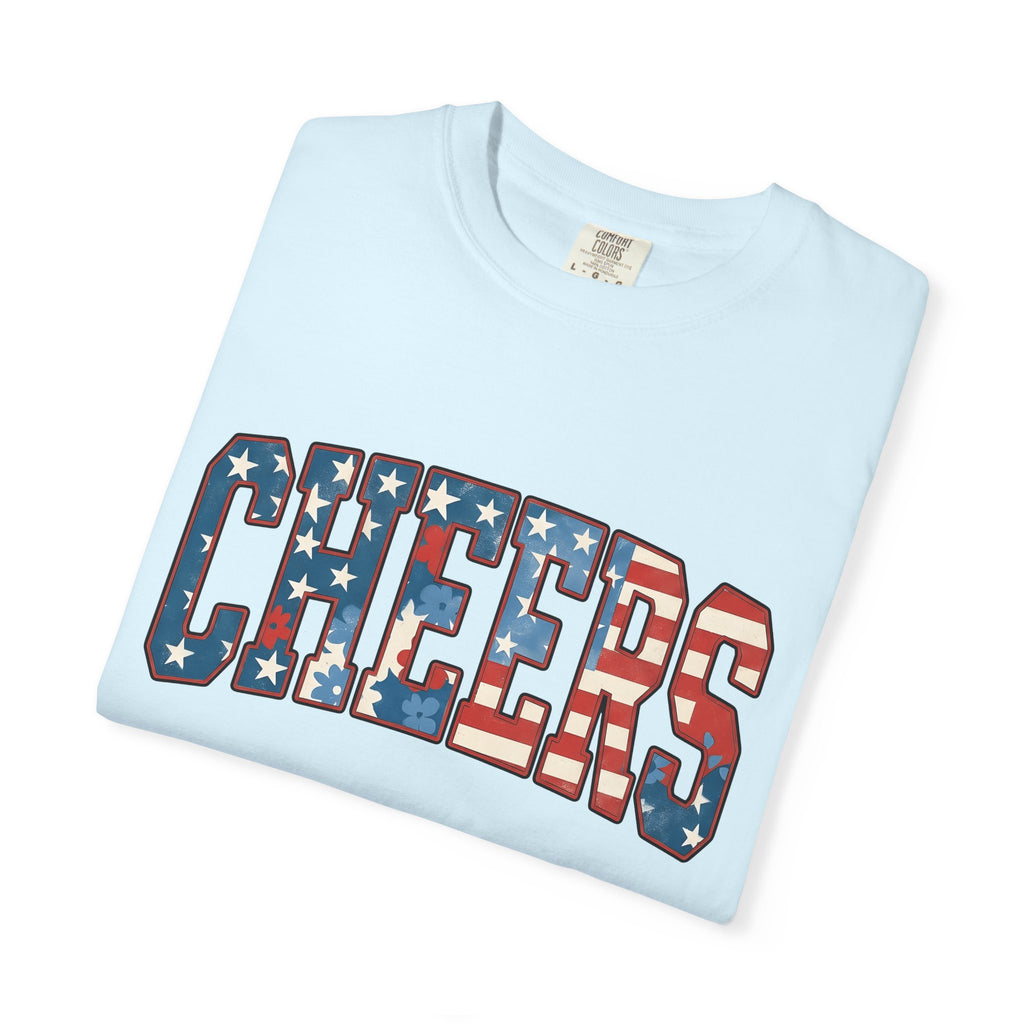 Stars Stripes Print Shirt 4th Of July Gathering Gift Women Retro Tee American Flag T-Shirt Independence Day Fan Patriotic Tshirt Party