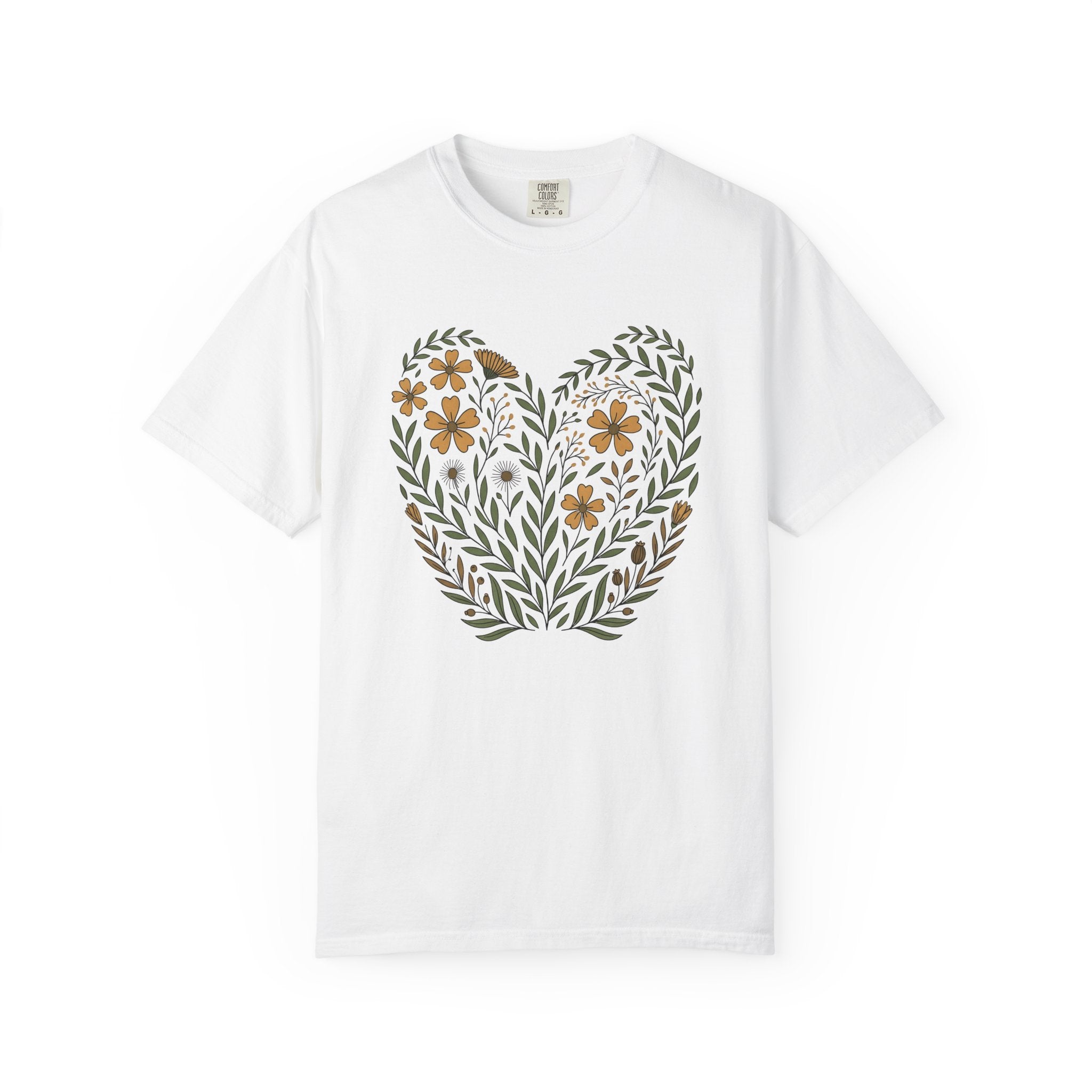 Flower Rabbit Shirt Easter Garden Gift Women Vintage Tee Bunny T-Shirt Spring Fan Retro Tshirt Yard Graphic Tribal Meadow Flowers Tshirt