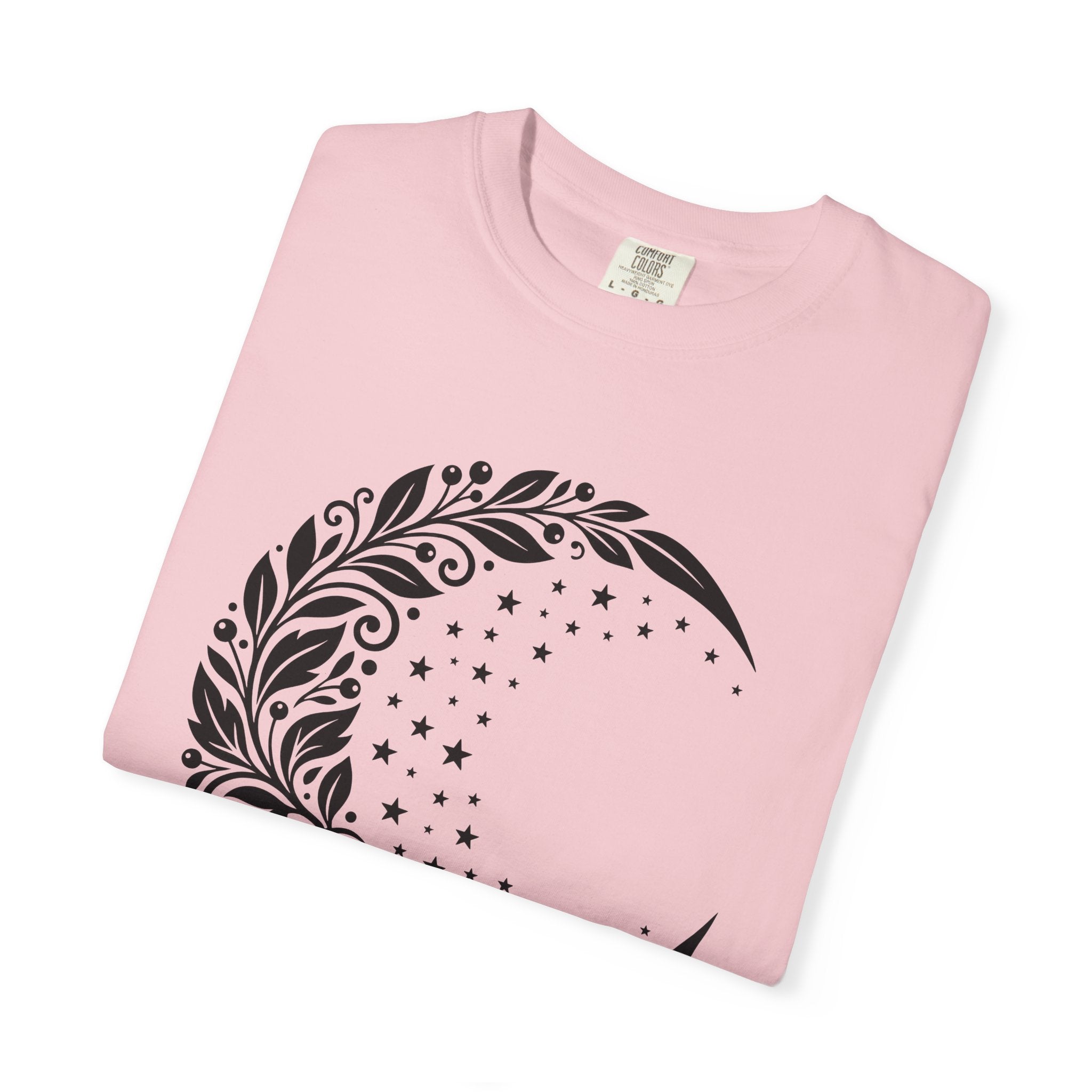 Floral Moon Shirt St. Valentine's Day Celestial Gift Women Boho Tee Moonflower T-Shirt Valentine Fan Bohemian Tshirt Galaxy Graphic