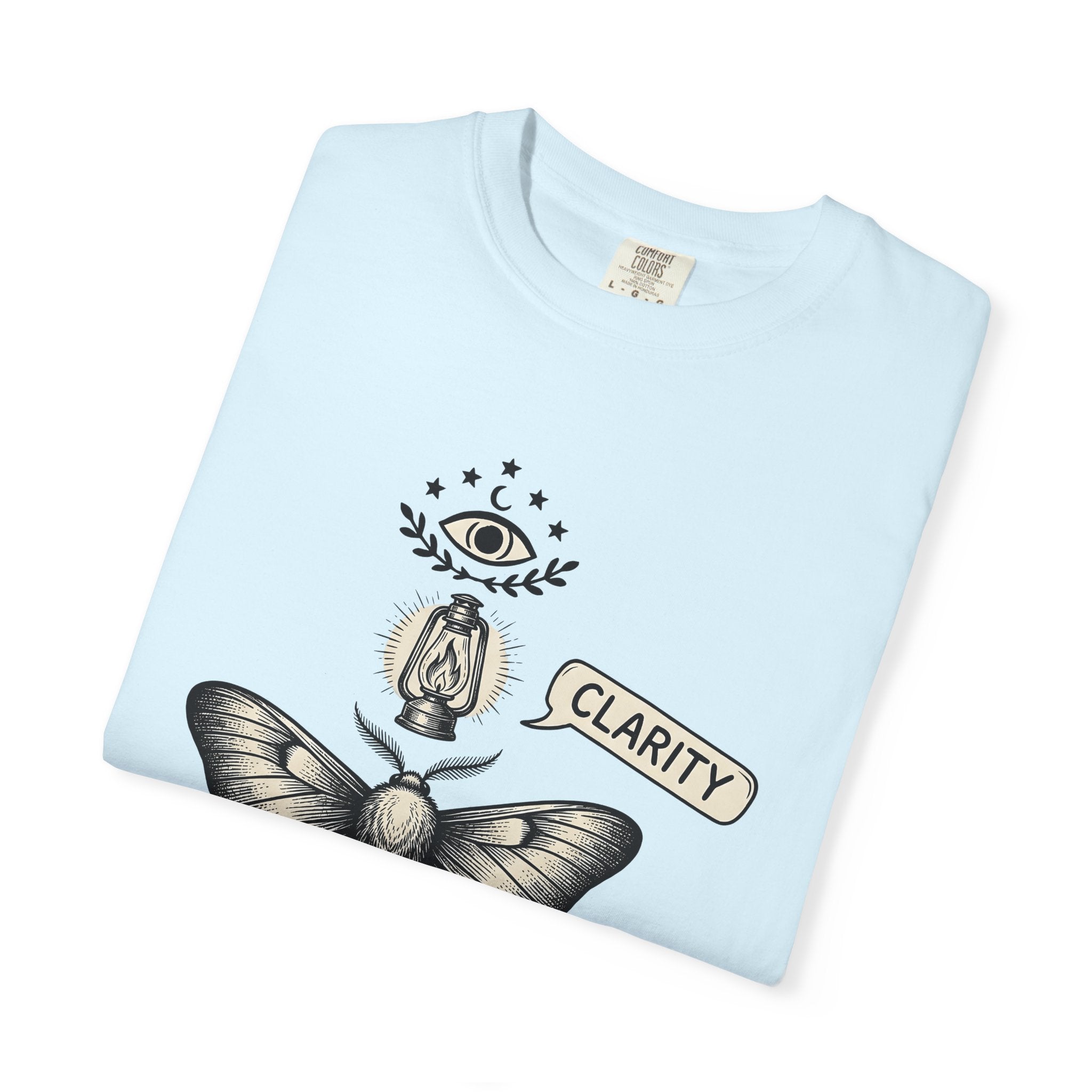 Moth Design Shirt Animals Magic Gift Women Rustic Tee Moth T-Shirt Creature Fan Vintage Tshirt Mystical Graphic Retro Light Tshirt