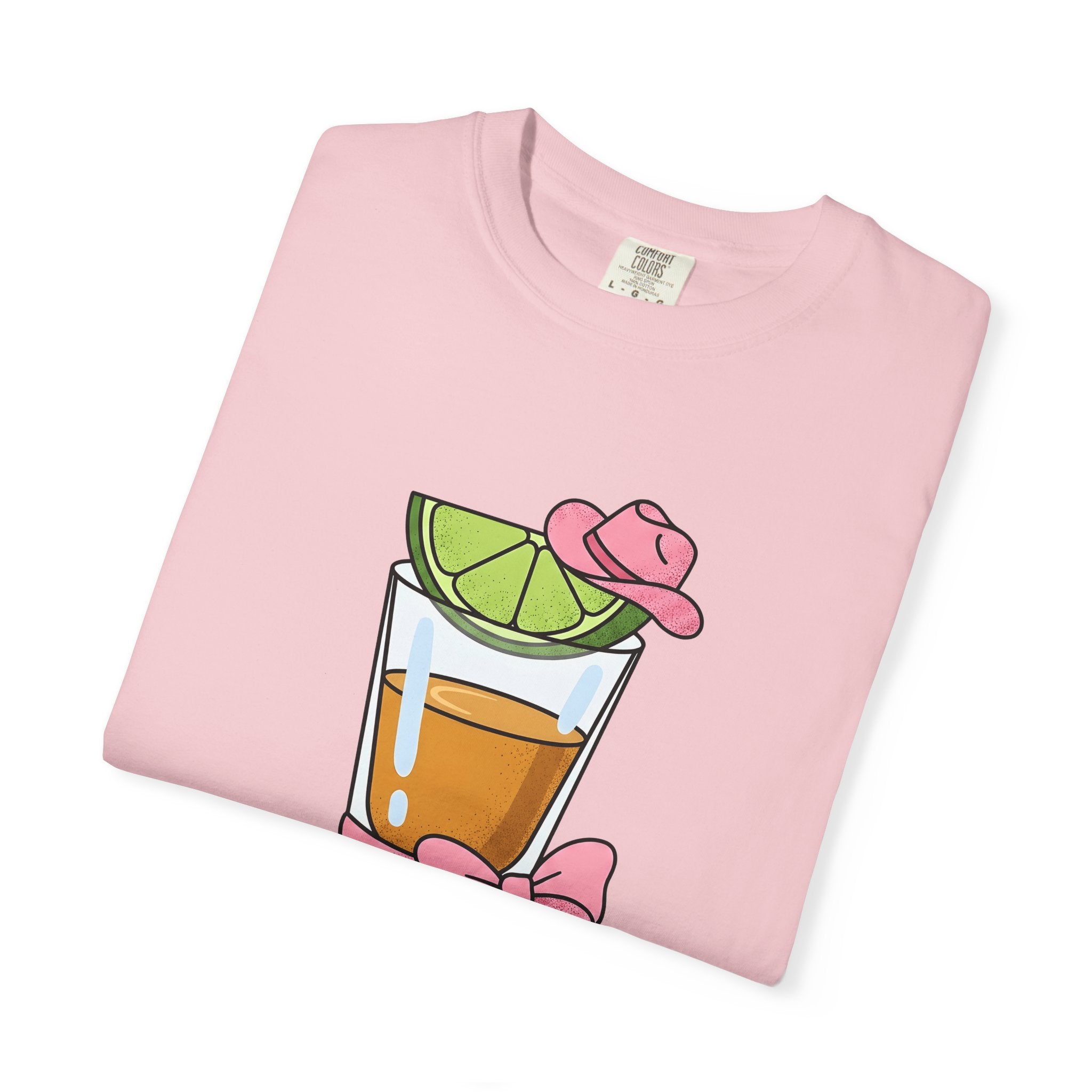 Tequila Shot Shirt Cowgirl Party Gift Women Cartoon Tee Shot T-Shirt Rodeo Fan Comic Tshirt Party Graphic Retro Cowboy Hat Tshirt