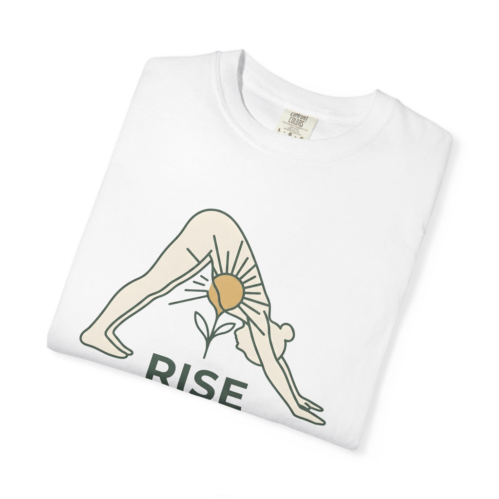 Yoga Stretch Shirt Yoga Fitness Gift Women Modern Tee Stretching T-Shirt Fitness Enthusiast Contemporary Tshirt Workout Graphic Sketch