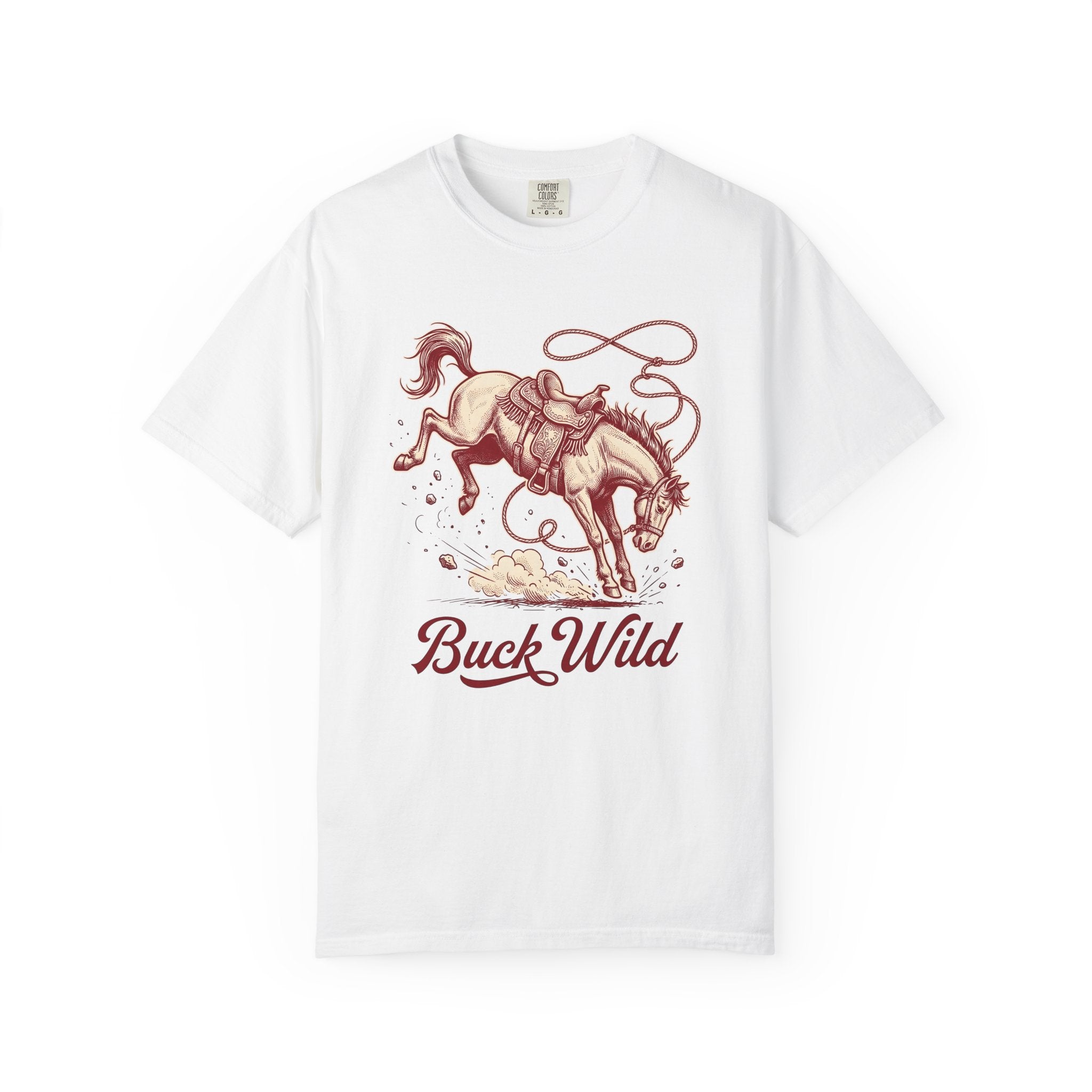 Bronc Horse Shirt Cowgirl Barrel Racing Gift Women Country Tee Mustang T-Shirt Rodeo Fan Western Tshirt Rodeo Graphic Retro Rope Tshirt