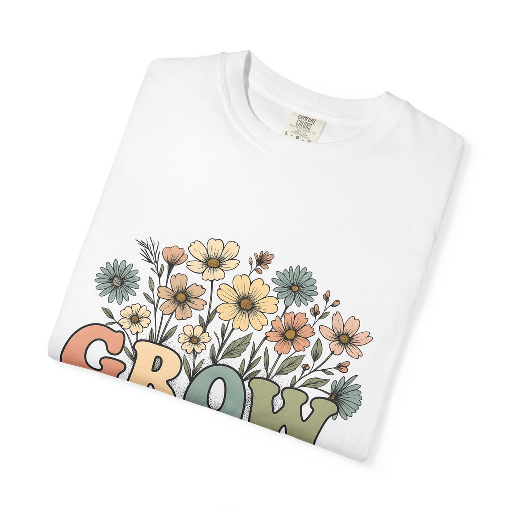 Wildflower Graphic Shirt Teacher Floral Gift Women Boho Tee Flower Illustration T-Shirt Educator Enthusiast Bohemian Tshirt Floral Graphic