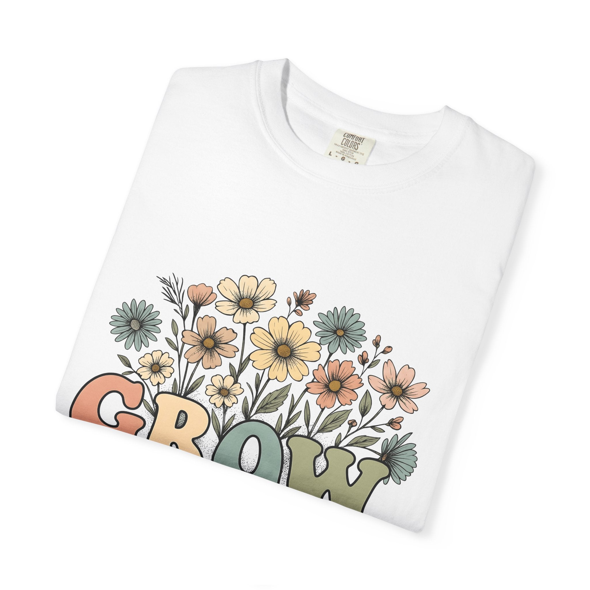 Wildflower Graphic Shirt Teacher Floral Gift Women Boho Tee Flower Illustration T-Shirt Educator Enthusiast Bohemian Tshirt Floral Graphic