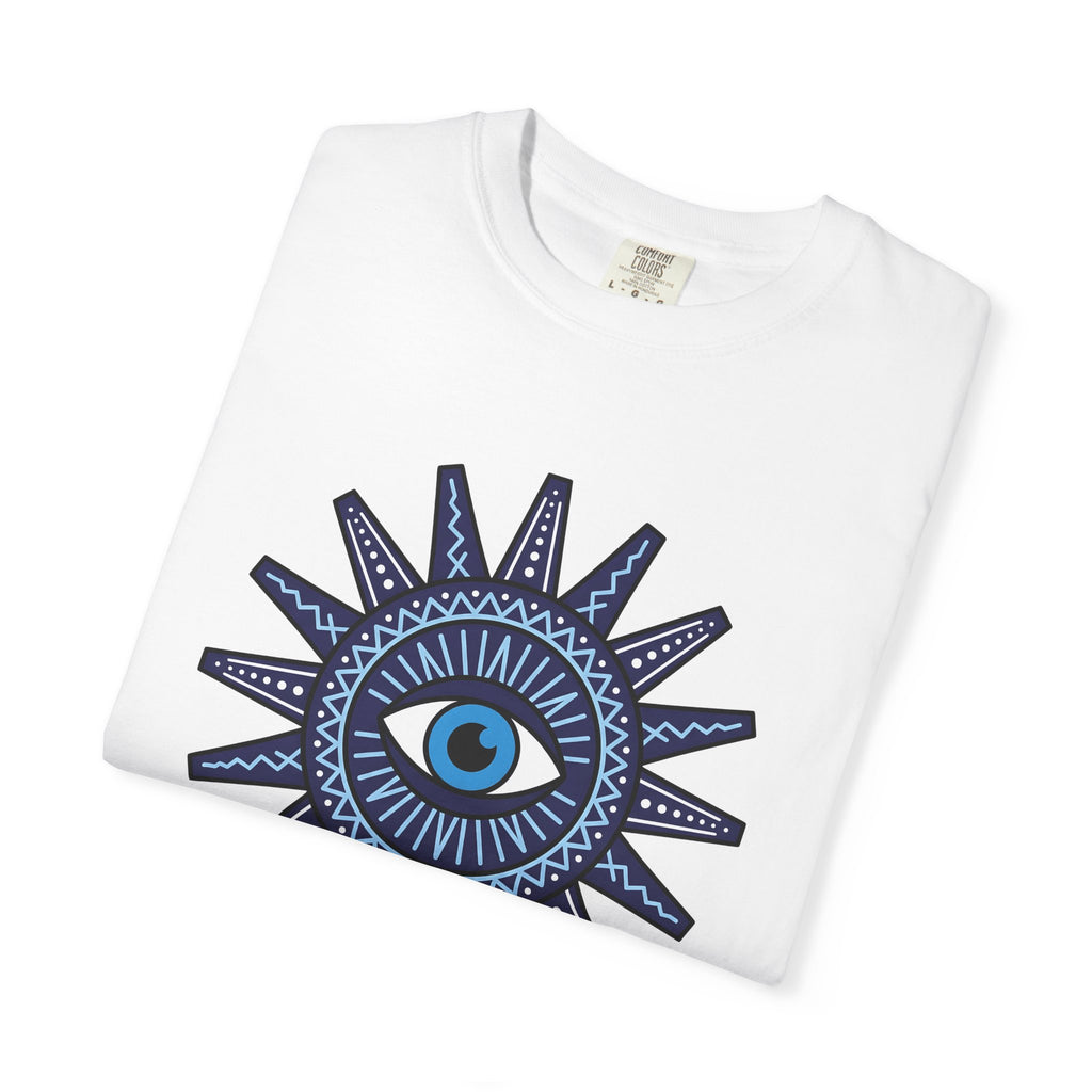 Evil Eye Shirt Boho Chic Spiritual Gift Women Geometric Tee Nazar T-Shirt Bohemian Enthusiast Abstract Tshirt Mystical Graphic Minimalist