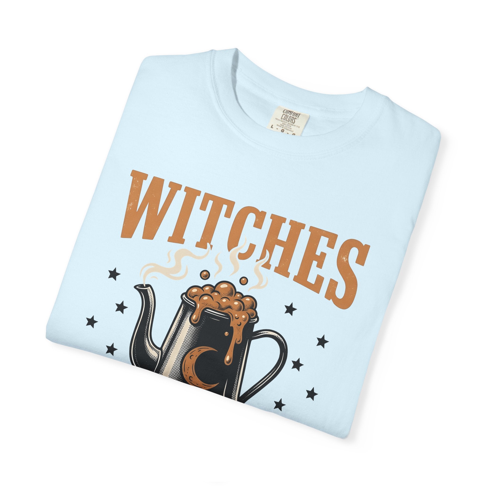 Simmering Kettle Shirt Halloween Sorcery Gift Women Cartoon Tee Whistling Kettle T-Shirt Horror Fan Caricature Tshirt Magic Graphic Sketch