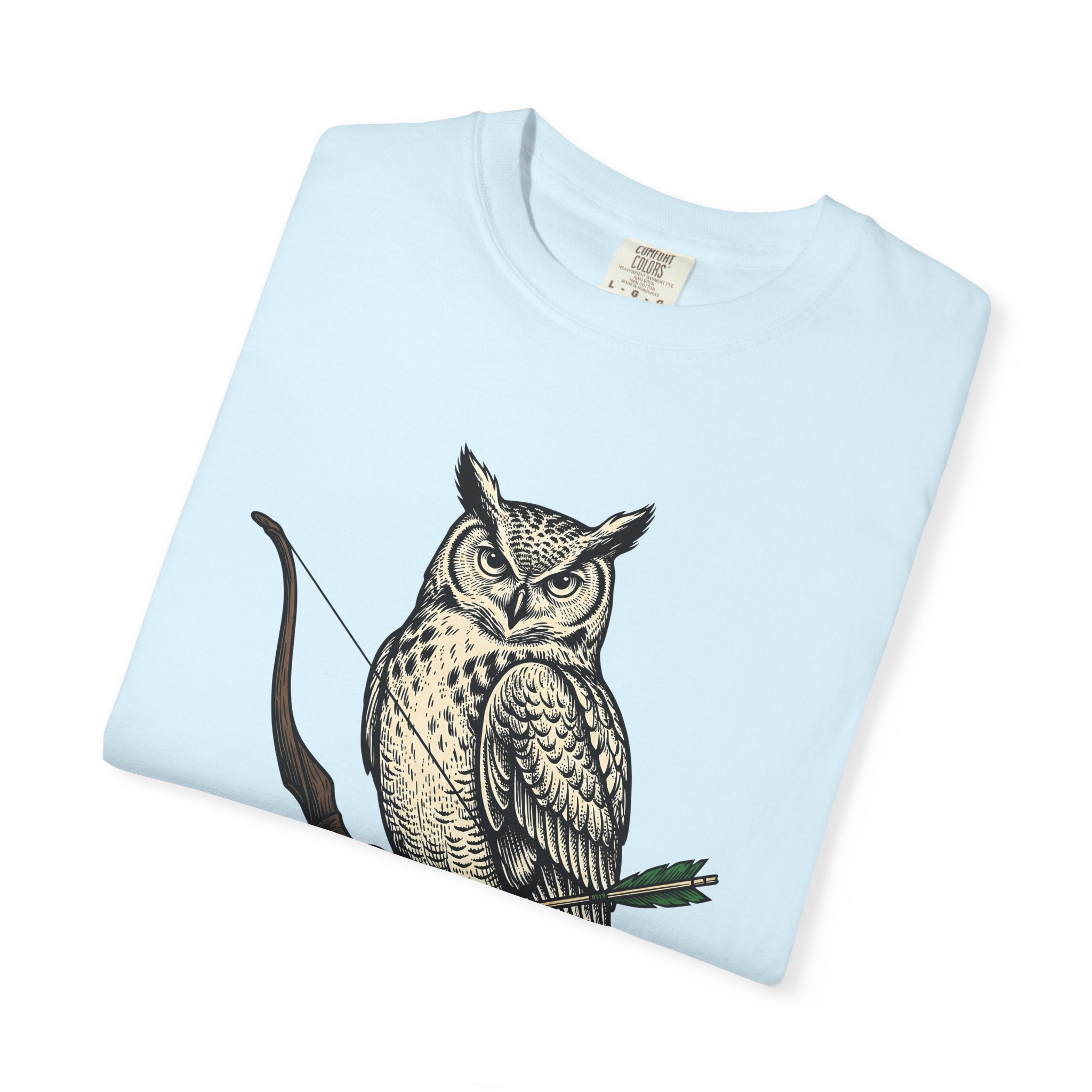 Bird Bow Shirt Archery Wildlife Gift Women Retro Tee Bow Arrow T-Shirt Archer Enthusiast Vintage Tshirt Animal Graphic Sketch Shaft Tshirt