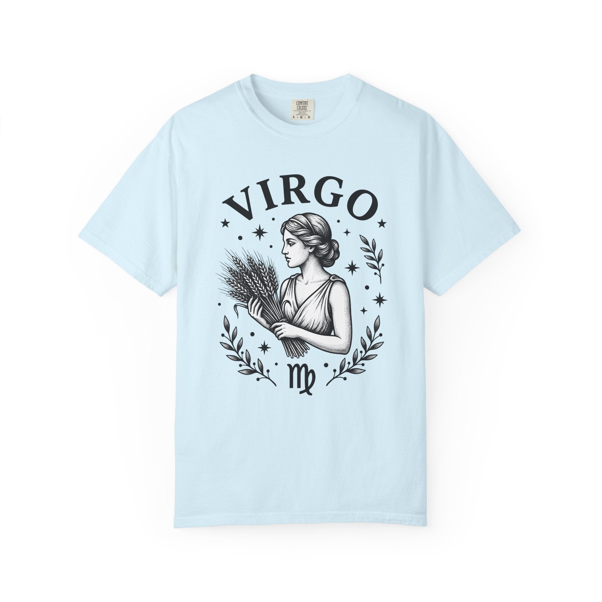 Astrology Woman Shirt Zodiac Horoscope Gift Women Retro Tee Astrology T-Shirt Zodiac Fan Vintage Tshirt Astrology Graphic Sketch Grain
