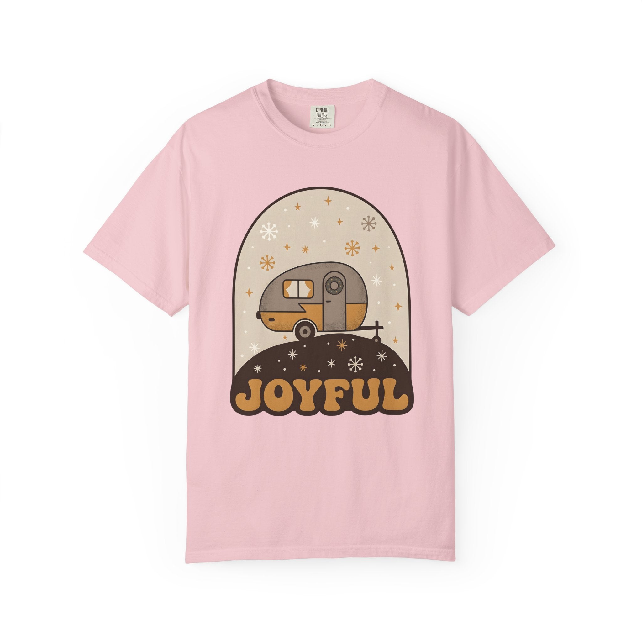 Classic Camper Shirt Christmas Hiking Gift Women Fun Tee Rv T-Shirt Christmas Fan Vintage Tshirt Trek Graphic Old-Fashioned Frost Flakes
