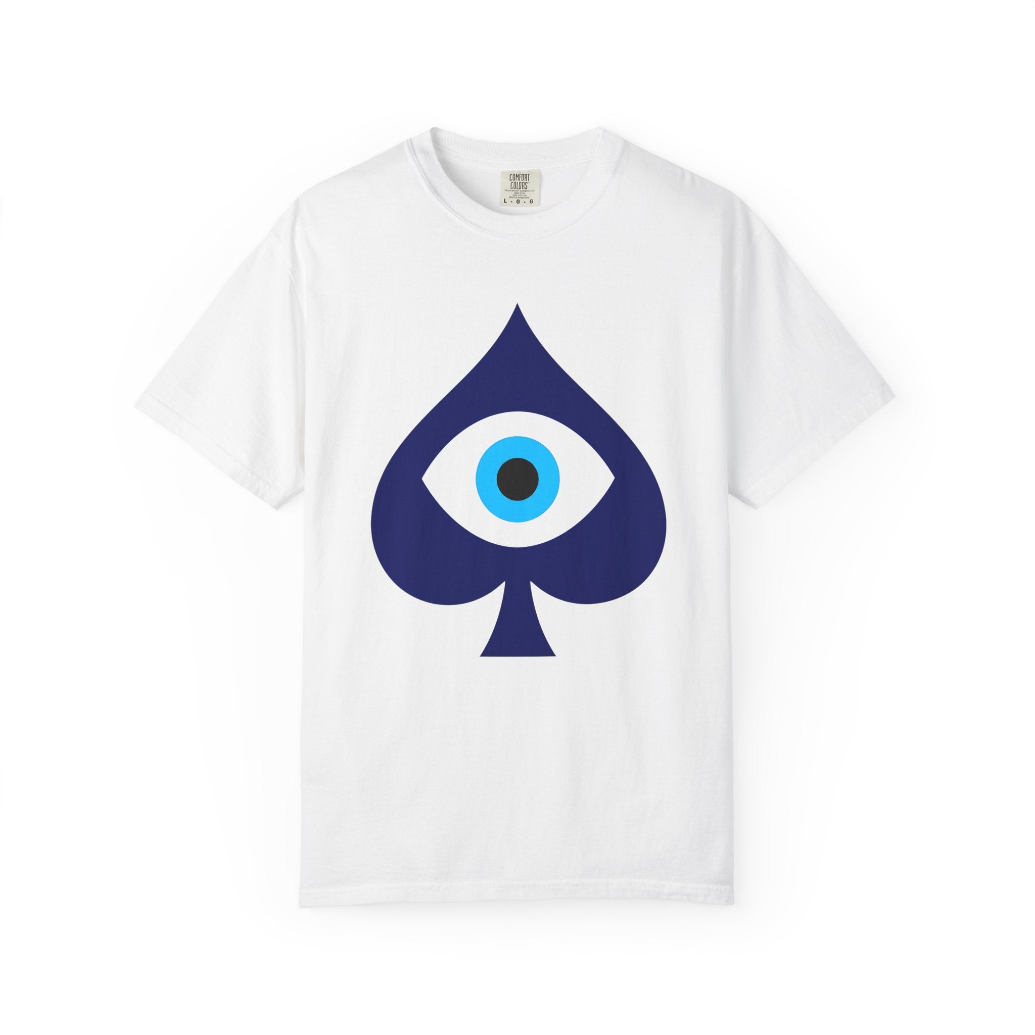 Talisman Eye Spade Shirt Boho Chic Esoteric Gift Women Basic Tee Amulet T-Shirt Bohemian Fan Minimalist Tshirt Mystical Graphic Modernist