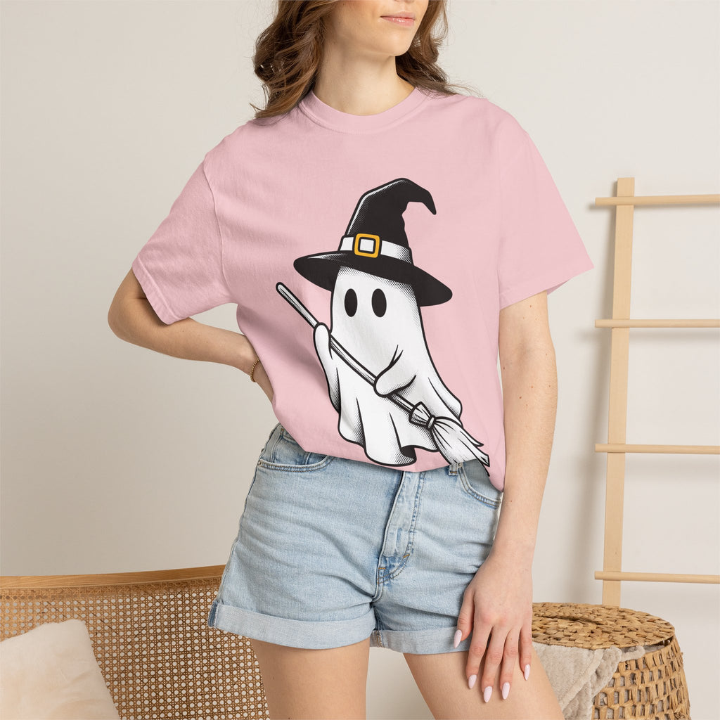 Phantom Witch Shirt Halloween Fantasy Gift Women Comic Tee Sorceress T-Shirt Horror Fan Cartoon Tshirt Mythical Graphic Hand Drawn Witch