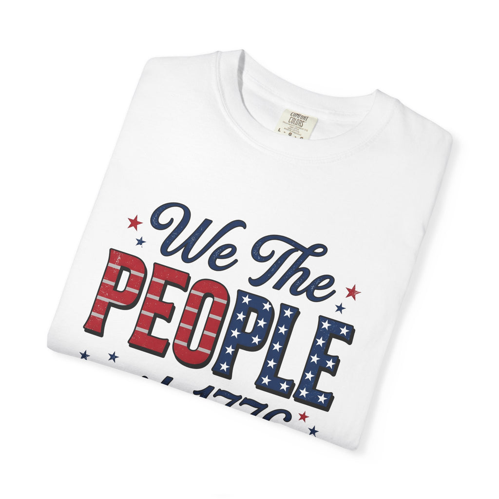 Patriotic Phrase Art Shirt 4th Of July Rights Gift Women Distressed Tee Phrase T-Shirt Independence Fan Vintage Tshirt Liberty Graphic