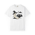 Dark Bat Shirt Halloween Sorcery Gift Women Classic Tee Vampire T-Shirt Halloween Fan Gothic Tshirt Magic Graphic Line Art Shining Dots