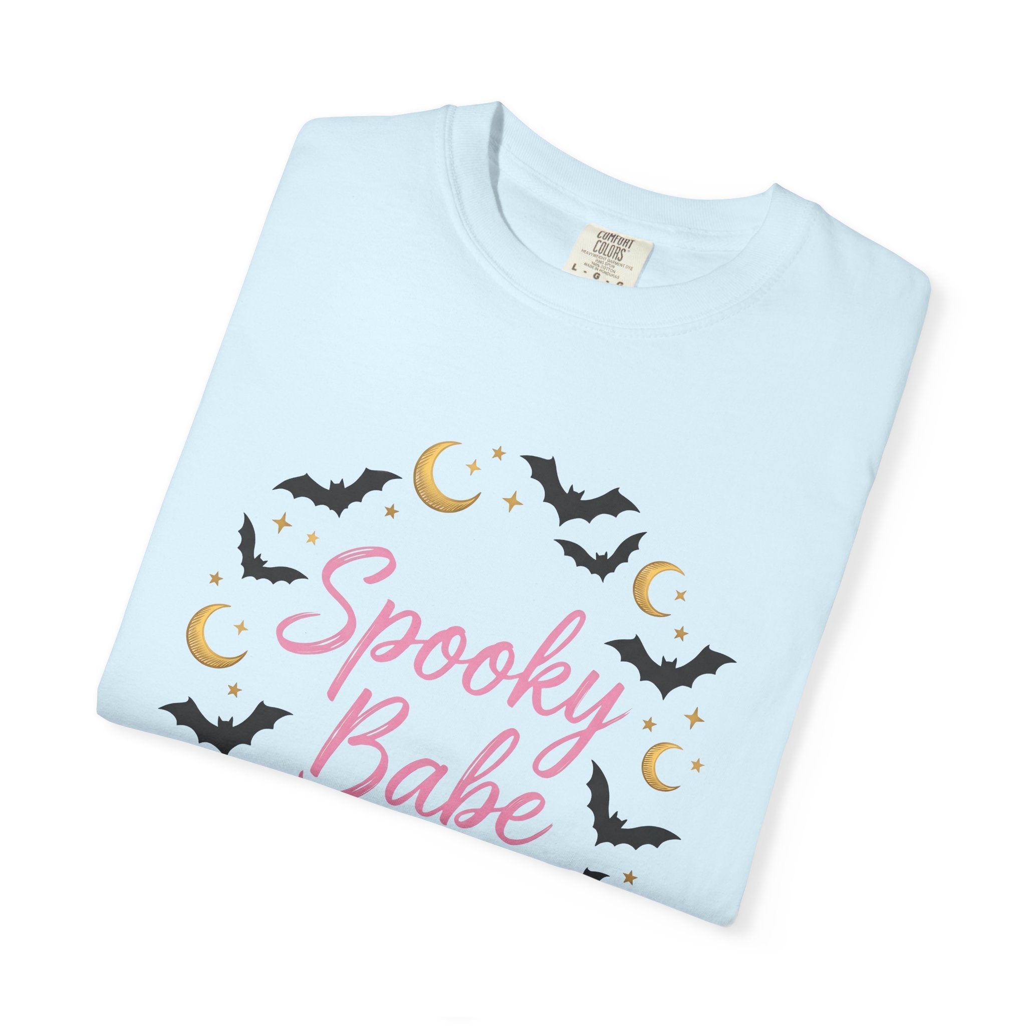 Bat Moon Image Shirt Halloween Eerie Gift Women Sweet Tee Lunar T-Shirt Horror Fan Spooky Graphic Tshirt Classic Shining Stars Tshirt