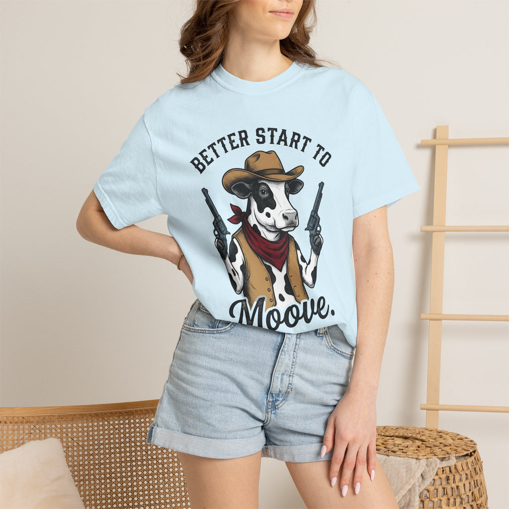 Cowboy Cow Shirt Cow Western Gift Women Vintage Tee Cowboy T-Shirt Cowboy Fan Retro Tshirt Rodeo Graphic Hand Drawn Pistols Tshirt