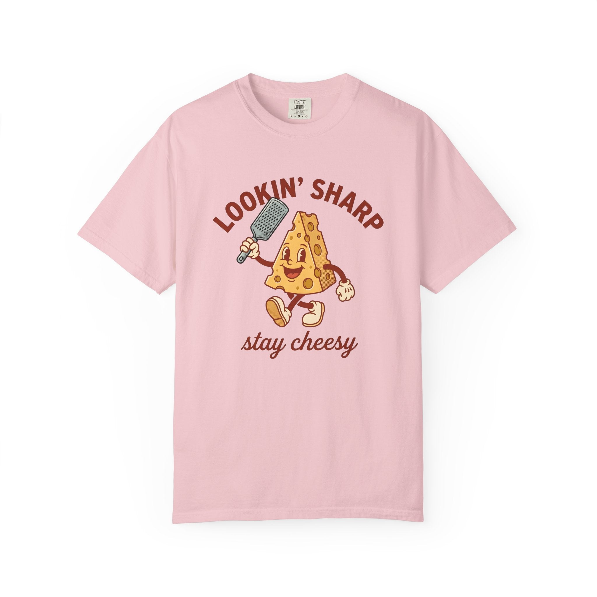 Cheese Mascot Shirt Food Pun Humor Gift Women Cartoon Tee Cheese Character T-Shirt Pun Fan Cheesy Graphic Vintage Cheese Grater Tshirt