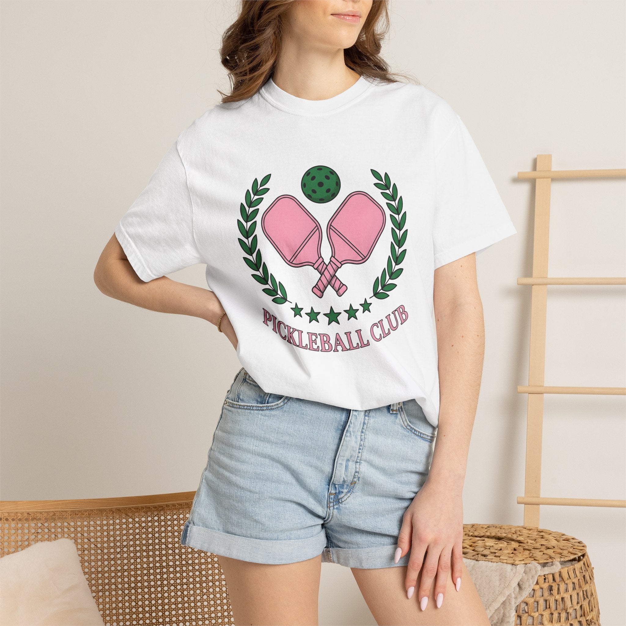 Pickleball Paddle Shirt Pickleball Group Gift Women Vector Tee Paddle T-Shirt Pickleball Fan Graphic Tshirt Team Graphic Classic Laurel