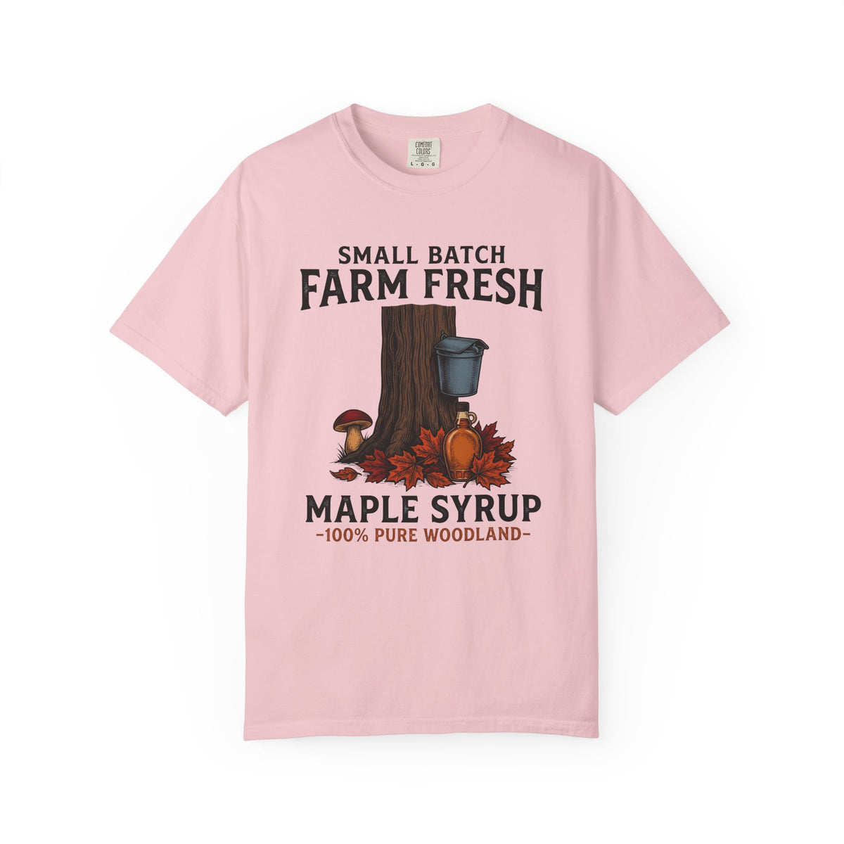 Maple Tree Sketch T-Shirt – Fall Autumn Kitchen Design, Unisex Graphic Tee