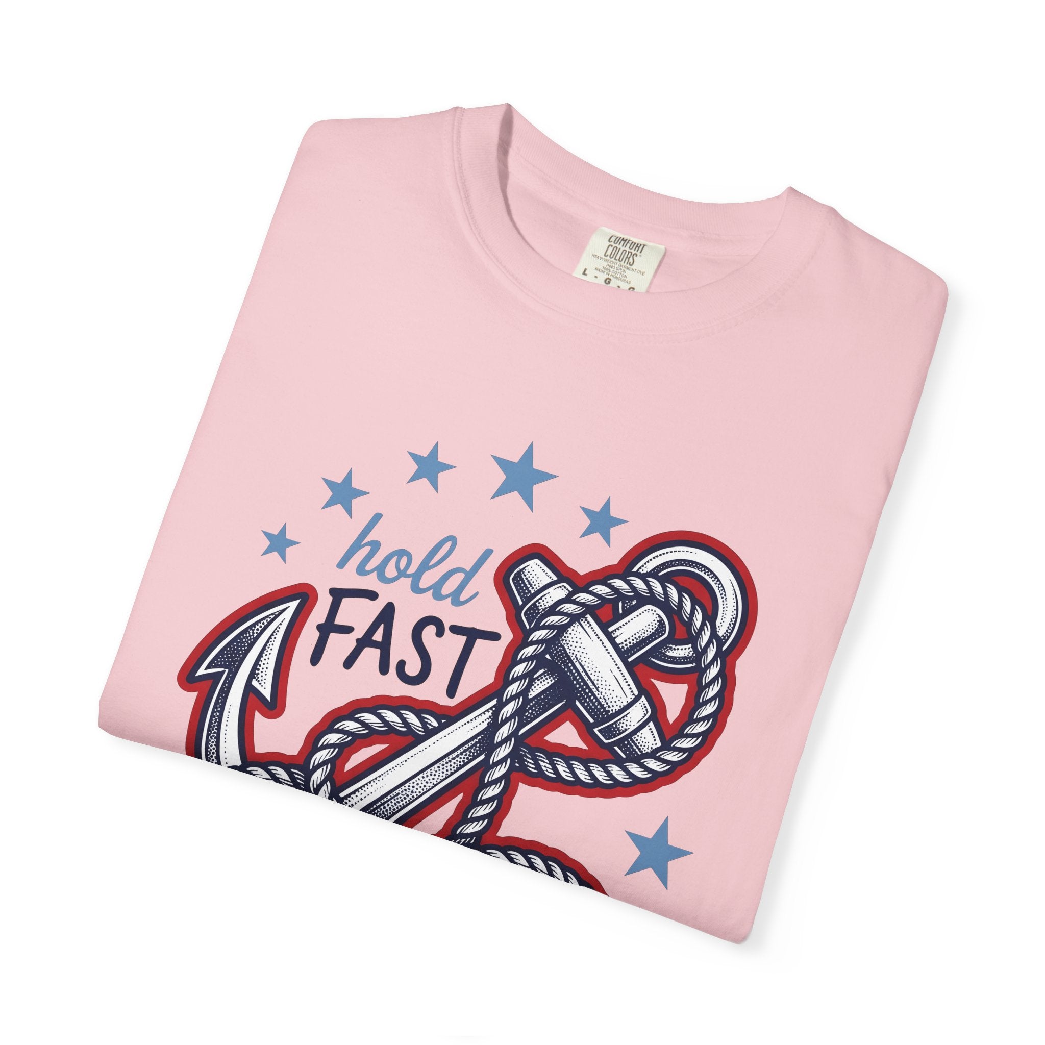 Anchor Rope Shirt America 4Th Of July Nautical Gift Women Vintage Tee Mooring Line T-Shirt Patriot Fan Retro Tshirt Maritime Graphic Hand