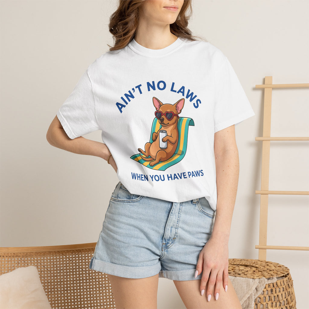 Chihuahua Puppy Dog Shirt Dog Satire Gift Women Animated Tee Puppy T-Shirt Dog Fan Cartoon Tshirt Parody Graphic Old School Eyewear Tshirt