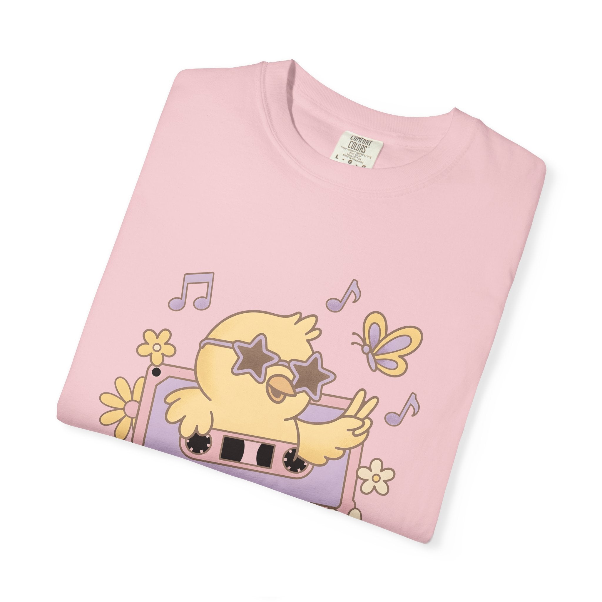 Baby Chick Tape Shirt Easter Nature Gift Women Sweet Tee Chick Tape T-Shirt Easter Fan Hatching Graphic Old School Bloom Tshirt