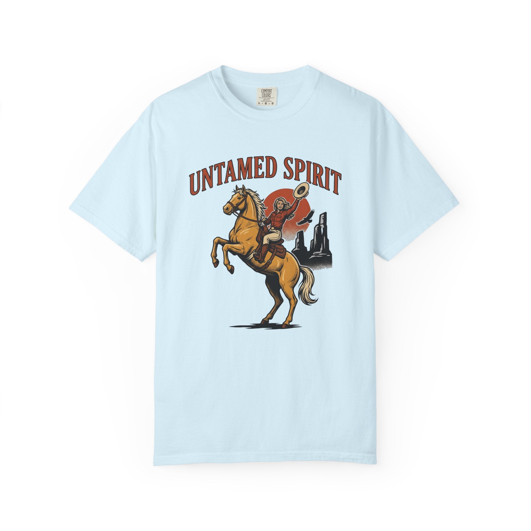 Cowgirl Horse Shirt Cowgirl Ranch Gift Women Vintage Tee Horseman T-Shirt Cowgirl Fan Retro Tshirt Farm Graphic Retro Desert Tshirt