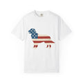 Golden Retriever Shirt America Animals Gift Women Hand Drawn Tee Retriever T-Shirt Patriot Fan Illustrated Tshirt Creature Graphic Sketch