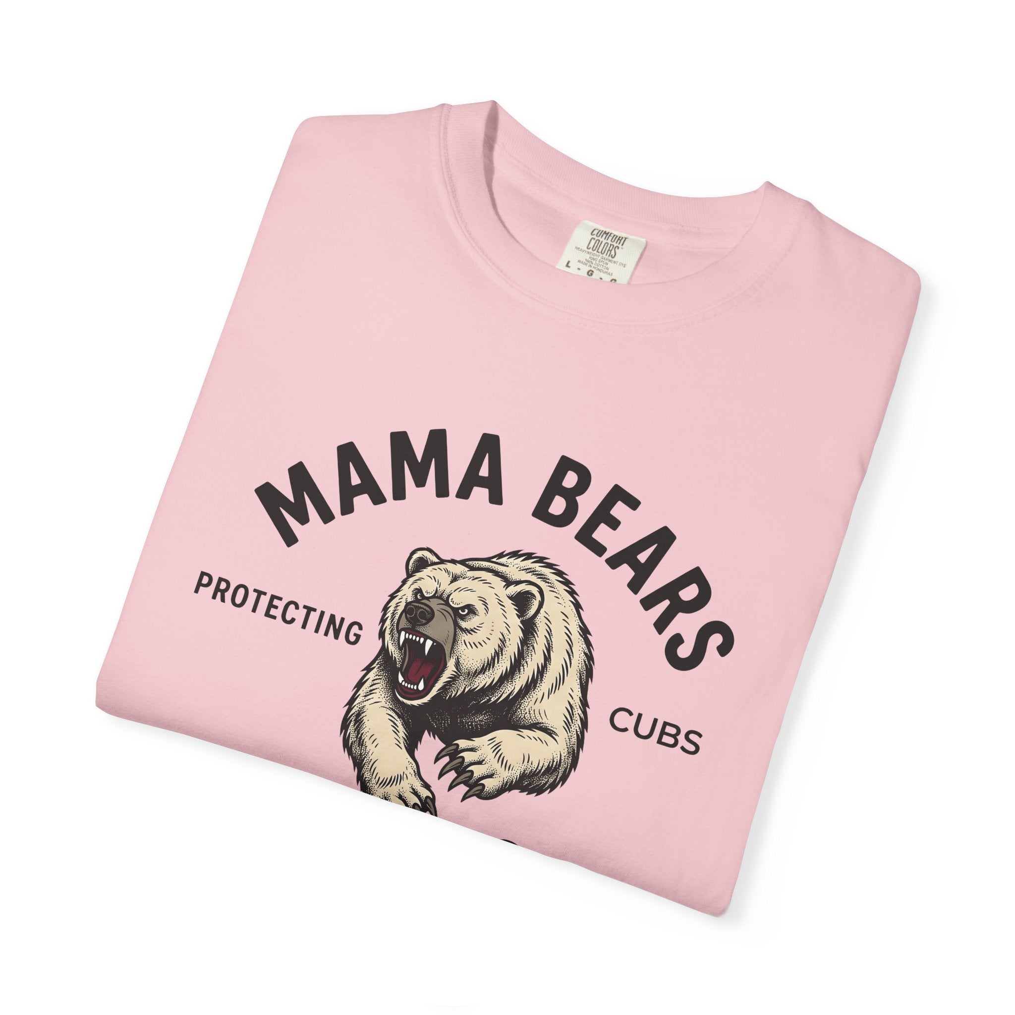 Bear Art Shirt Moms Kin Gift Women Old School Tee Bear T-Shirt Motherhood Fan Retro Tshirt Family Graphic Cartoon Yelling Mouth Tshirt