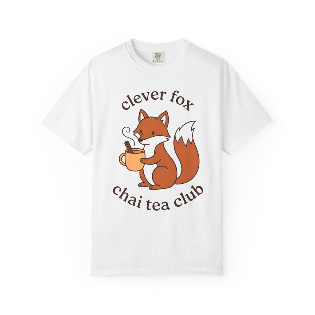 Fox Tea Mug Shirt Coffee Critter Gift Women Kawaii Tee Mug T-Shirt Coffee Fan Animal Graphic Tshirt Sleek Cinnamon Tshirt