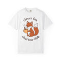 Fox Tea Mug Shirt Coffee Critter Gift Women Kawaii Tee Mug T-Shirt Coffee Fan Animal Graphic Tshirt Sleek Cinnamon Tshirt
