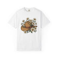 Cowboy Hat Shirt Cowgirl Flower Gift Women Folk Tee Stetson T-Shirt Rodeo Fan Country Tshirt Floral Graphic Antique Blossom Tshirt