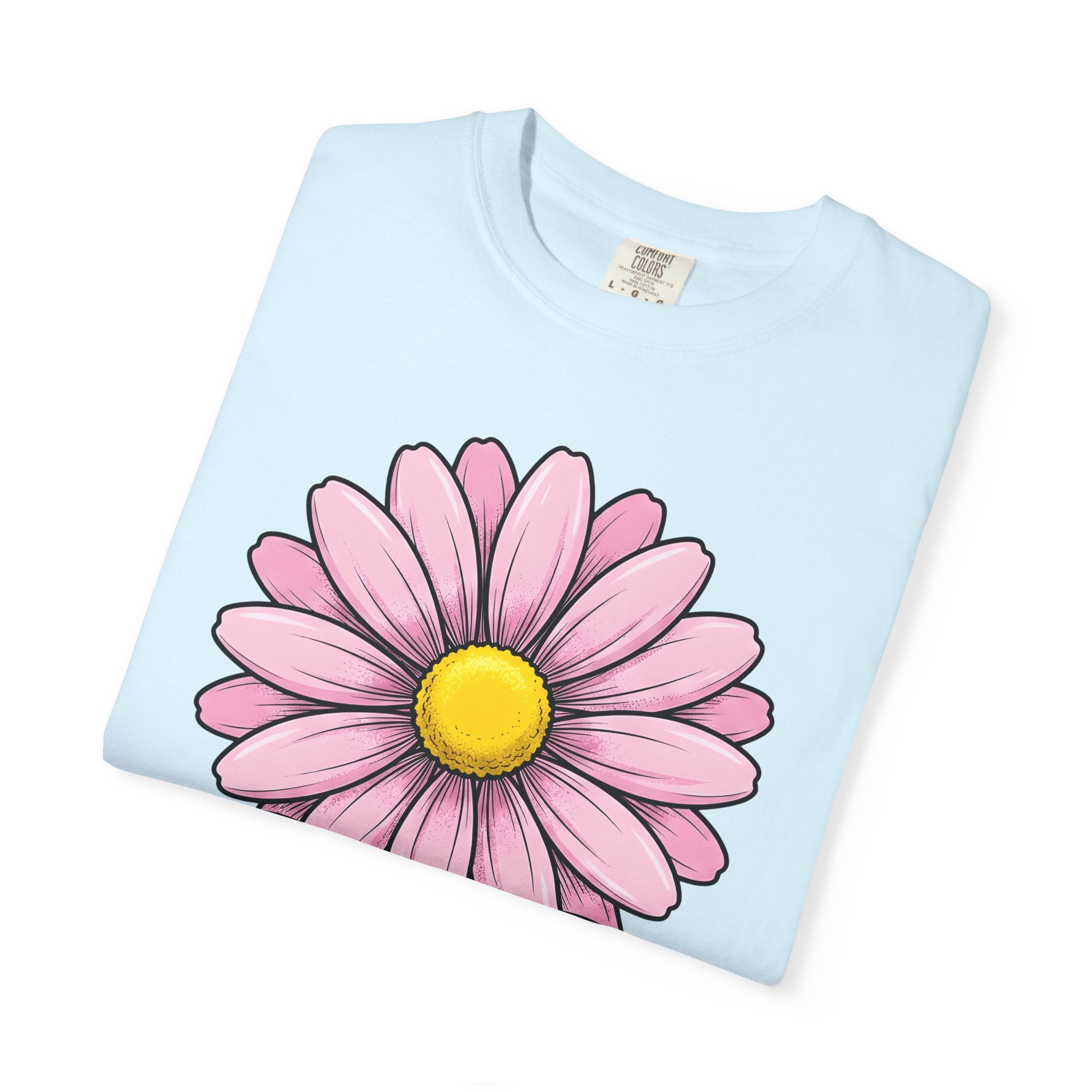 Daisy Bloom Shirt Easter Bouquet Gift Women Sketch Tee Flower T-Shirt Easter Fan Floral Tshirt Floral Graphic Retro Bow Tshirt