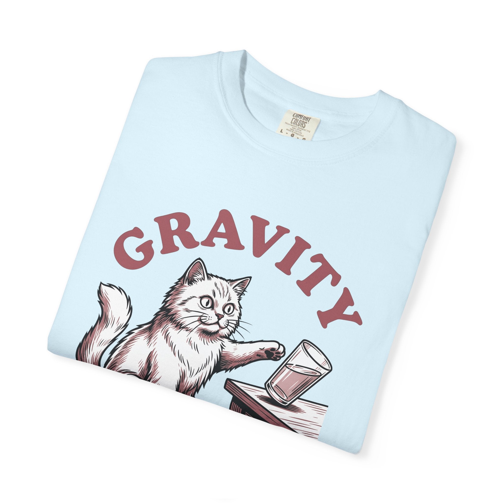 Cat Glass Shirt Cat Humor Gift Women Vintage Tee Glassware T-Shirt Cat Fan Retro Tshirt Funny Graphic Hand Drawn Table Tshirt
