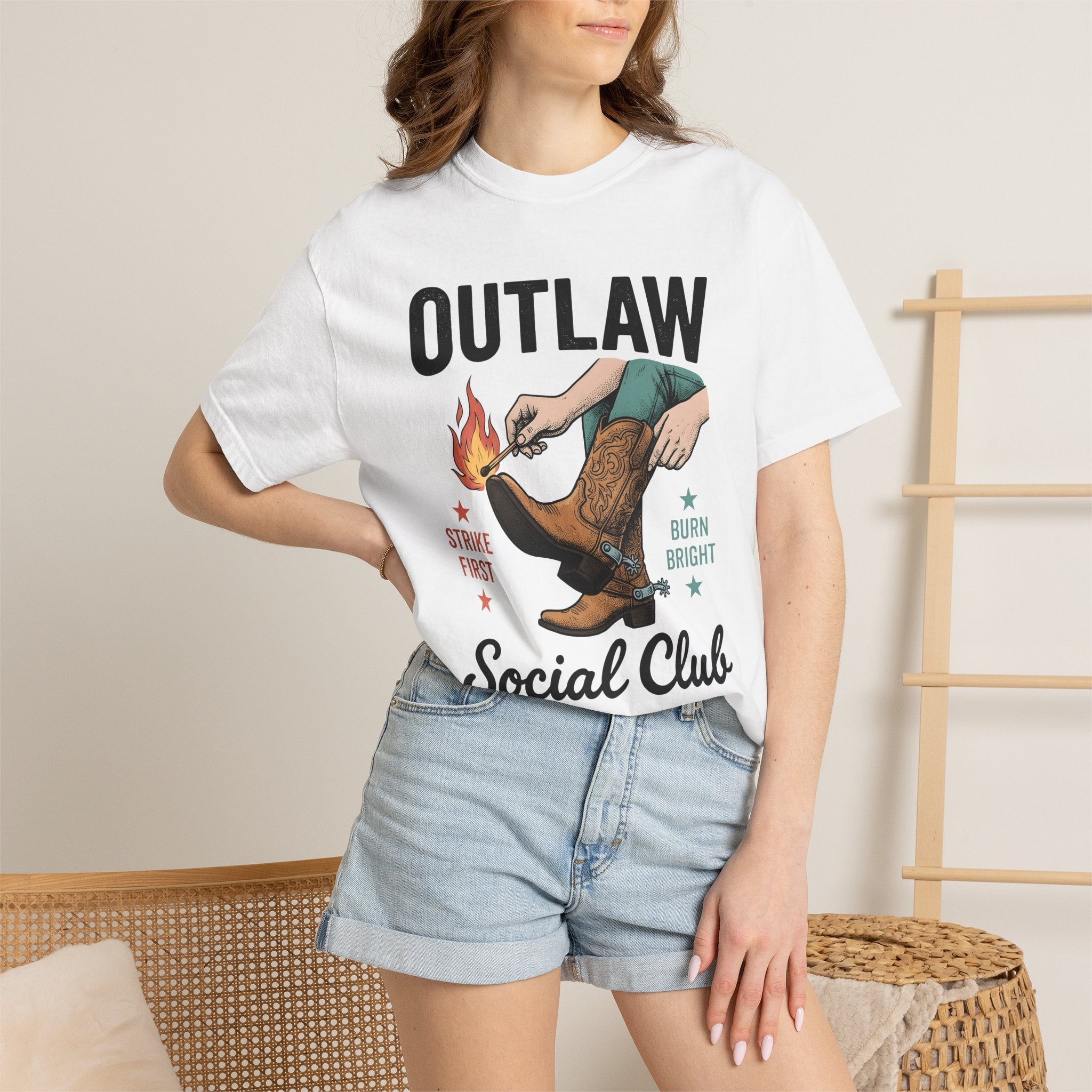 Riding Boots Shirt Cowgirl Cowboy Gift Women Antique Tee Riding Boot T-Shirt Rodeo Fan Cowpoke Graphic Tshirt Vintage Campfire Tshirt