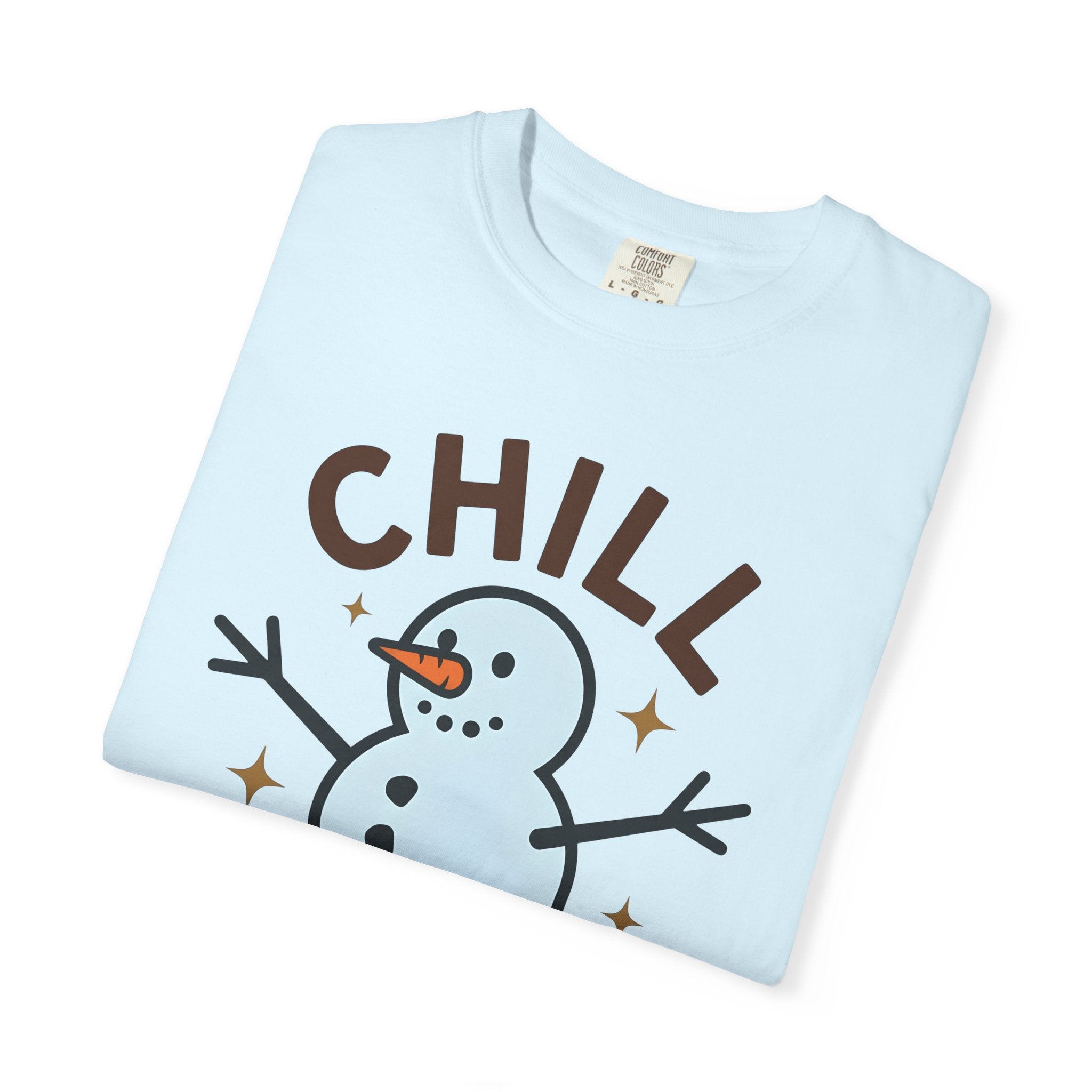 Snowman Clipart Shirt Christmas Holiday Gift Women Animated Tee Frostman T-Shirt Christmas Fan Cartoon Tshirt Holiday Graphic Classic