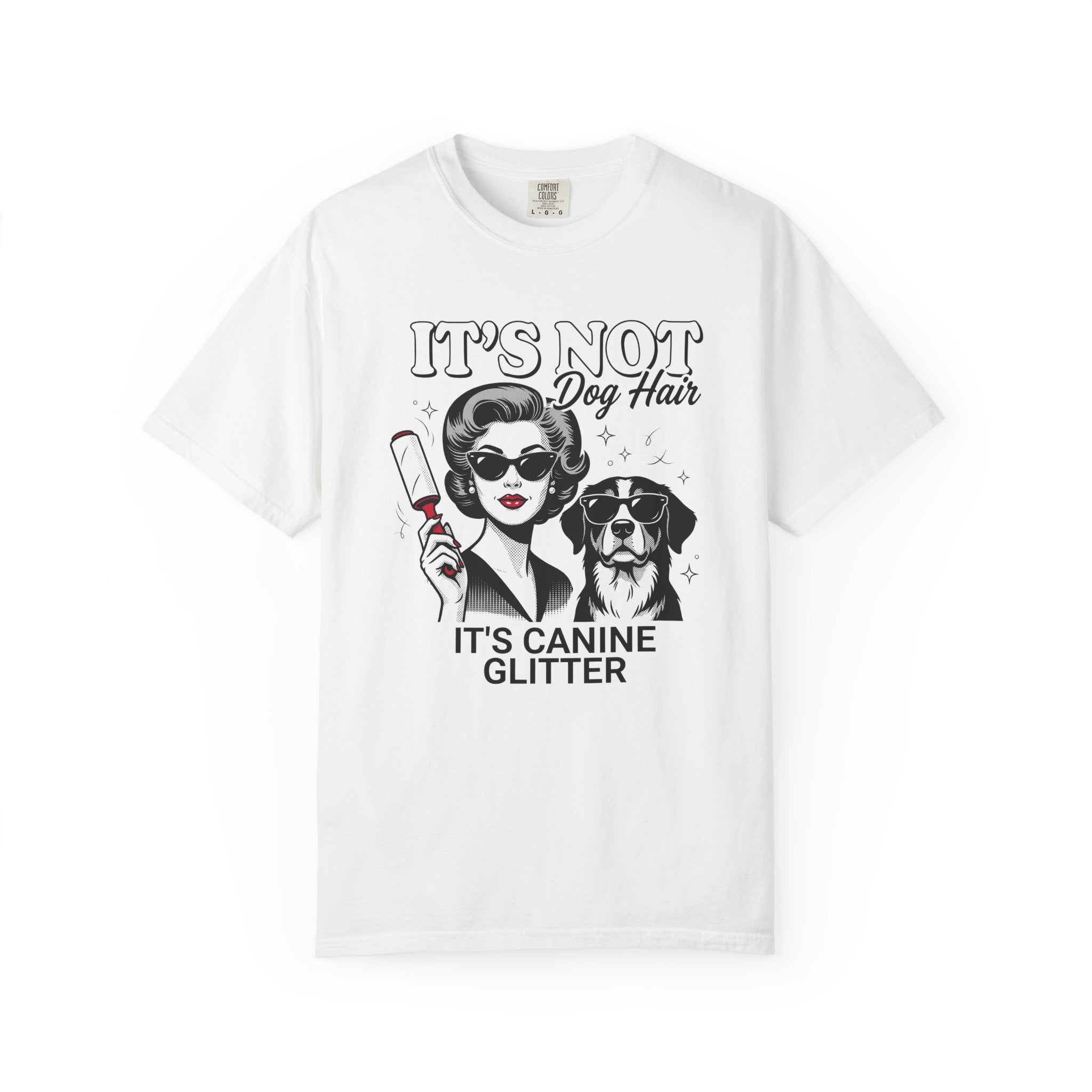 Girl Puppy Shirt Dog Jokes Gift Women Comic Tee Puppy T-Shirt Dog Fan Cartoon Tshirt Humor Graphic Vintage Shades Tshirt