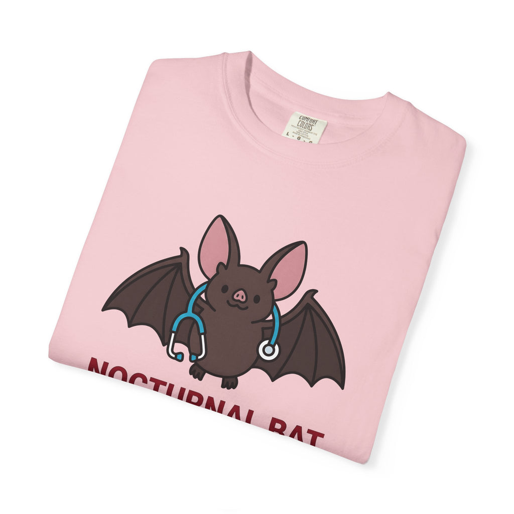 Bat Health Monitor Shirt Nurses Overnight Shift Gift Women Sweet Tee Health Tracker T-Shirt Nurse Practitioner Enthusiast Cute Tshirt Night