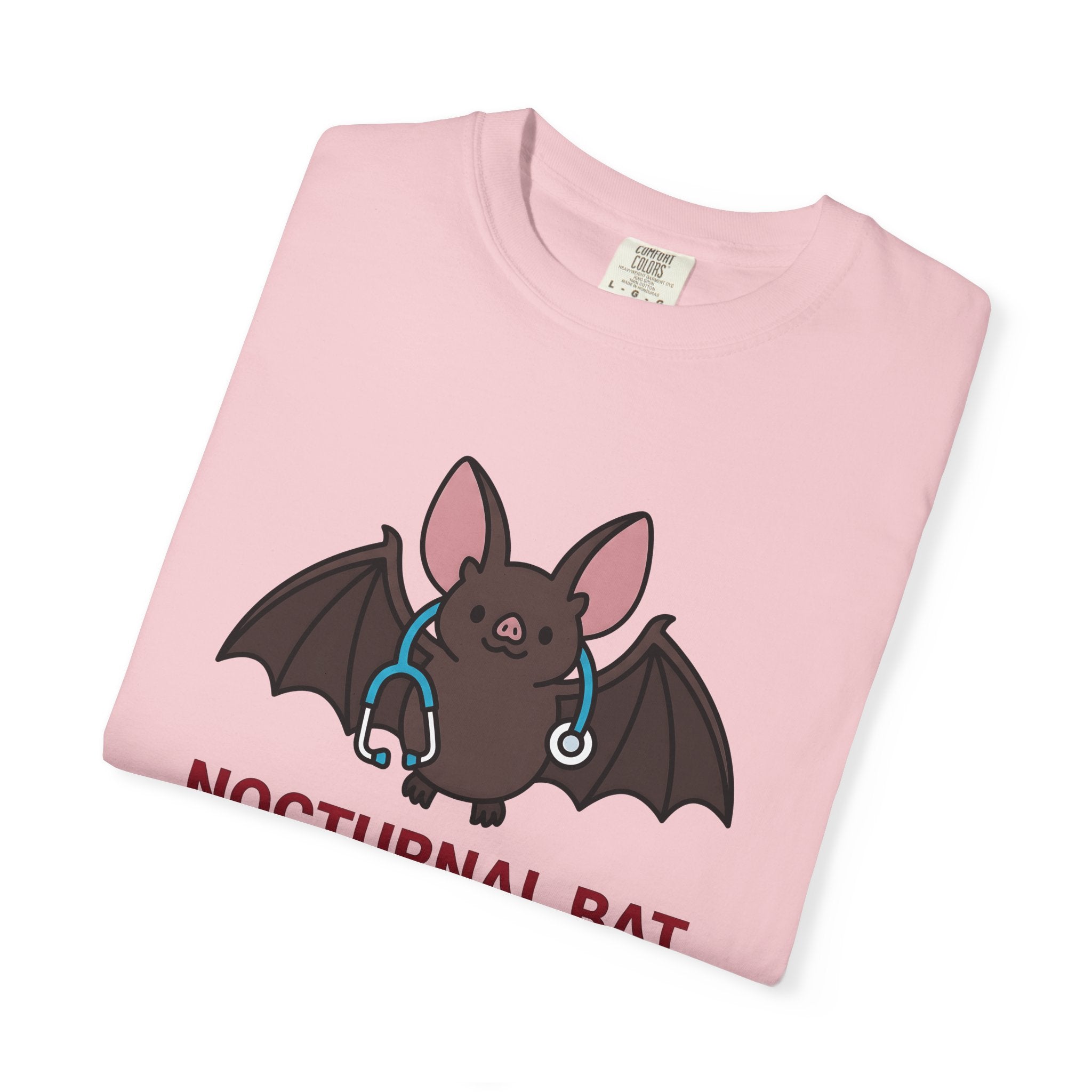 Bat Health Monitor Shirt Nurses Overnight Shift Gift Women Sweet Tee Health Tracker T-Shirt Nurse Practitioner Enthusiast Cute Tshirt Night